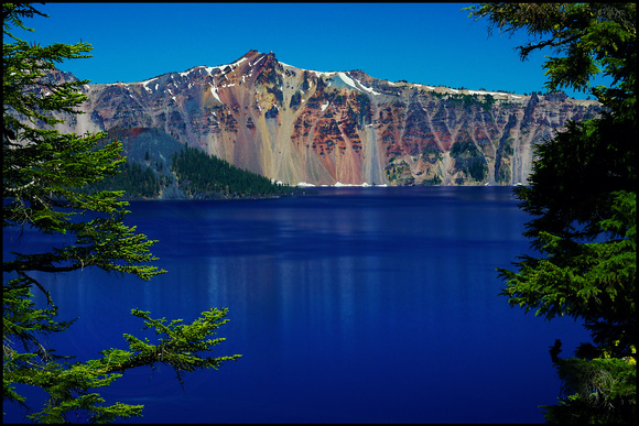 Crater Lake Summer Morning View Copyright 2010 R W Randall 2D
